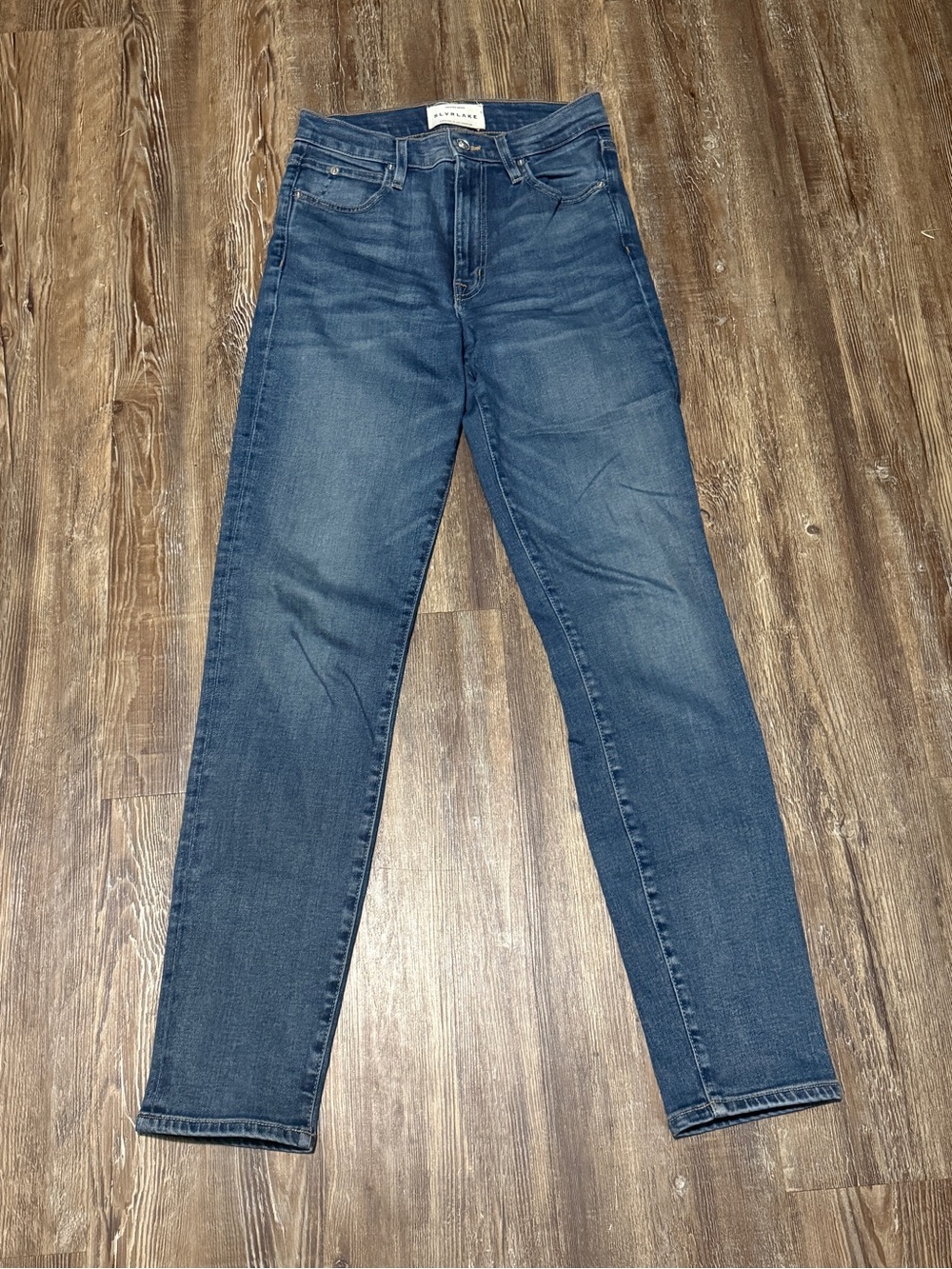 Slvrlake Roxy Southern Cross Slim Straight Jeans Women's 25 High Rise Designer